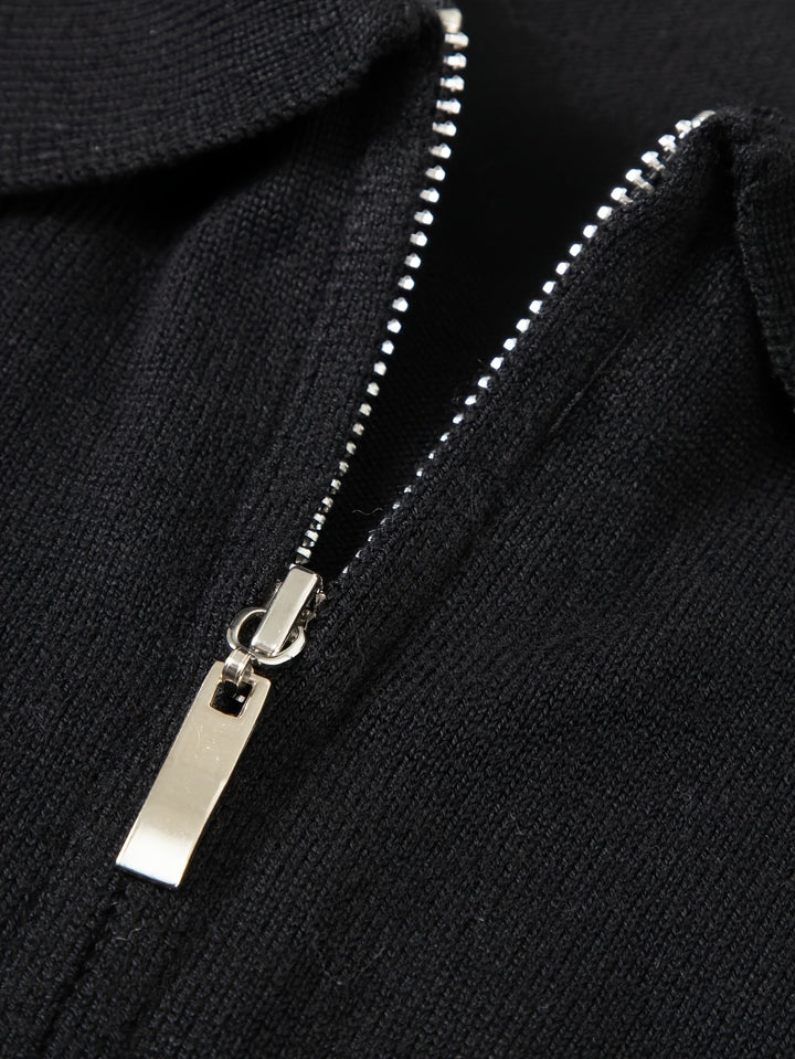 Donovan | Verfijnde Quarter-Zip Polo Trui