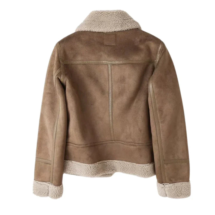 Colette Shearling Suède Jas