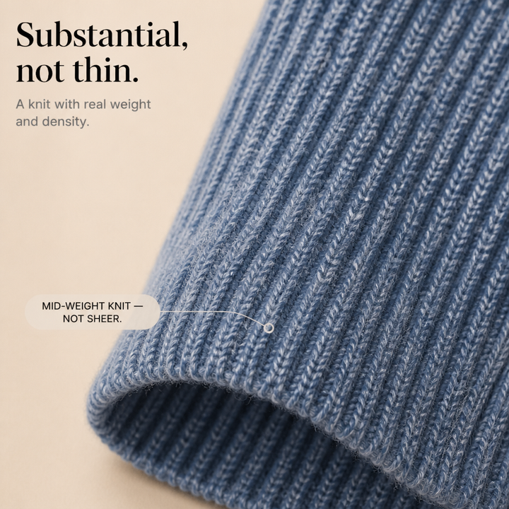 Cinchable – Crossover Wrap V-Hals Gebreide Top