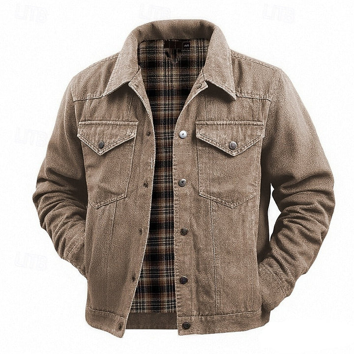 Harrison Ridge | Robuuste Voering Trucker Jas