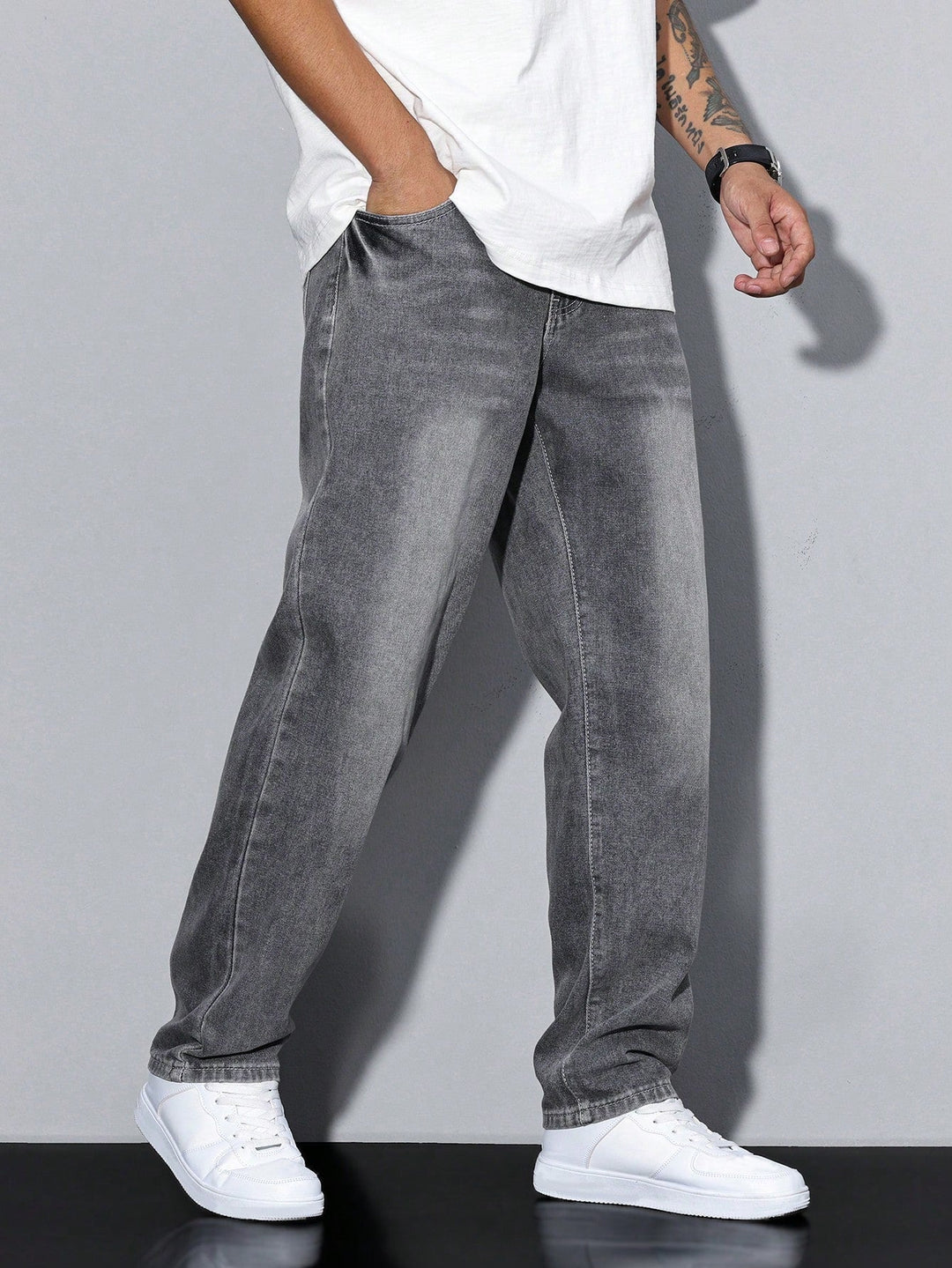 Daan | Effen kleur casual heren jeans
