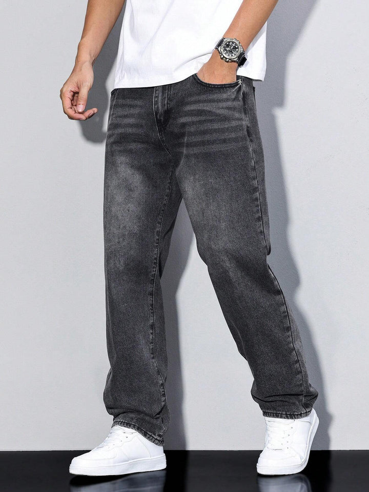 Daan | Effen kleur casual heren jeans