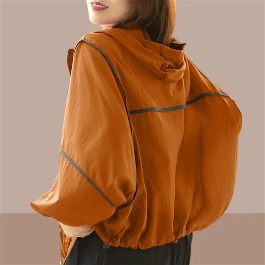 Danya | Luchtige zomer hoodie jas