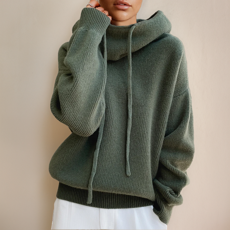 Elvire | Gezellige Hooded Pullover Stijl