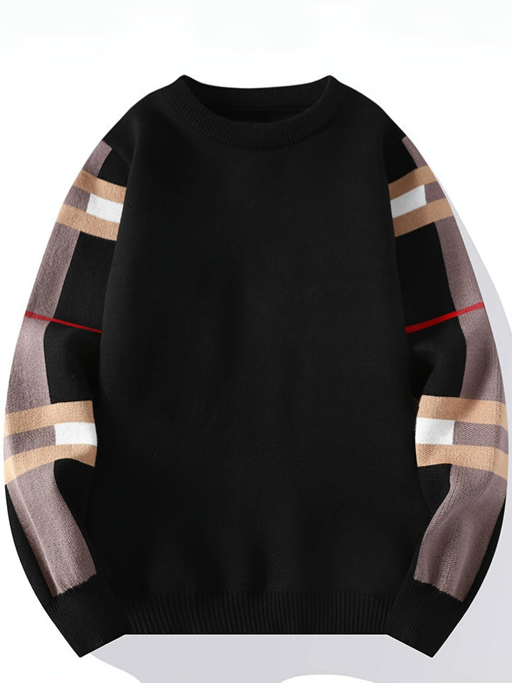 Gebreide Trui Heren - Retro Kabeldesign voor Herfstmode - Regular Fit - Puento Fortade - TP - Essential