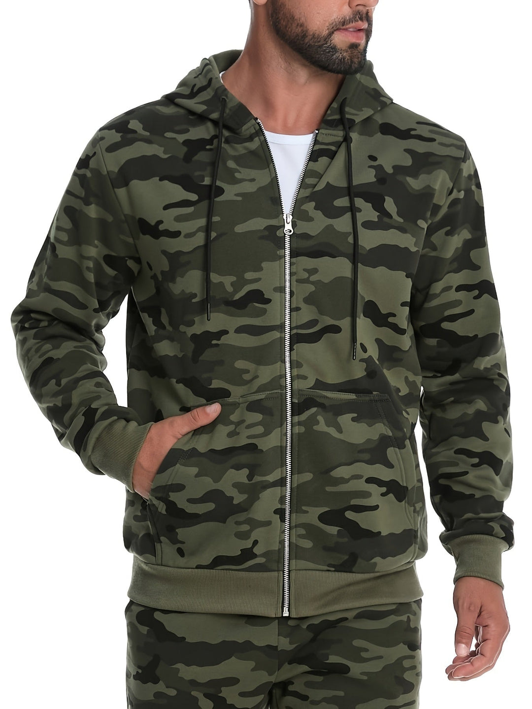 Gavin | Volledige Rits Hoodie Sweatshirt
