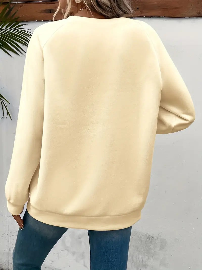 Heartzone - Casual Sweatshirt Met Hartmotief