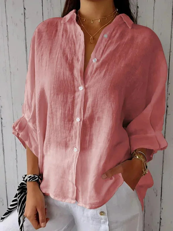 Maëlle - Stijlvolle linnen dames blouse
