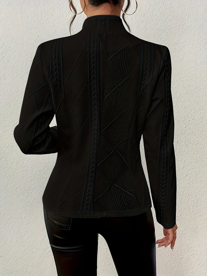 Amelie - Elegante Lange Mouwen Jas