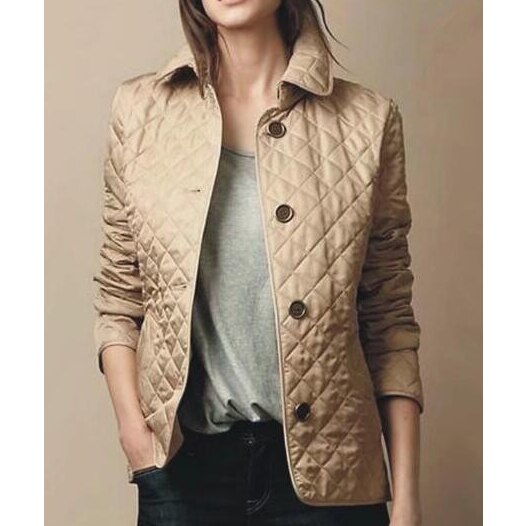 Geknoopte Kraag Jas - Lange Mouw Elegant