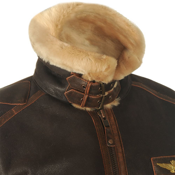 Duurzame Aviator Jas voor Winterwarmte en Stijl
