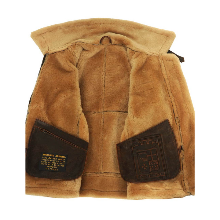 Duurzame Aviator Jas voor Winterwarmte en Stijl