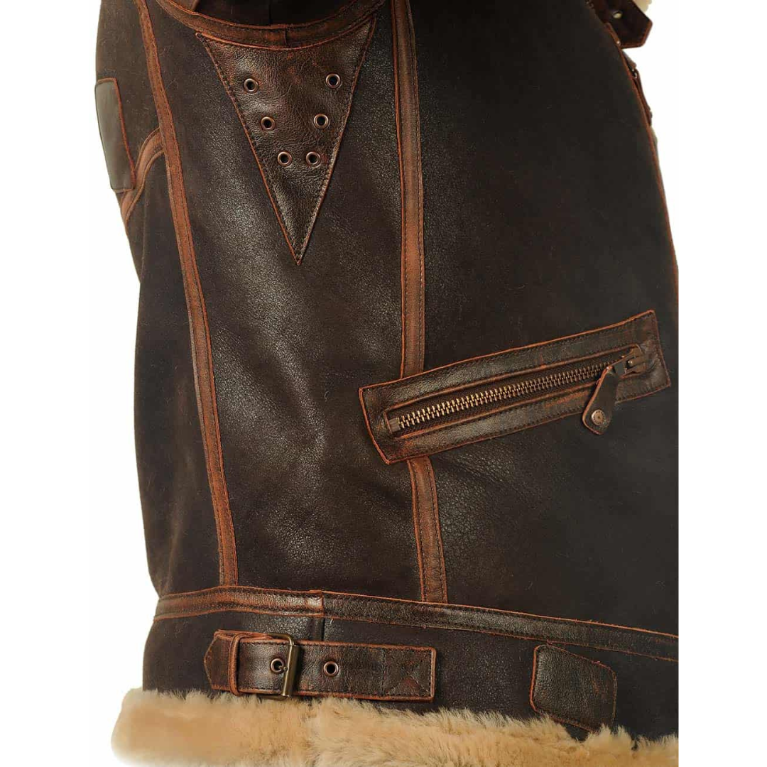Duurzame Aviator Jas voor Winterwarmte en Stijl