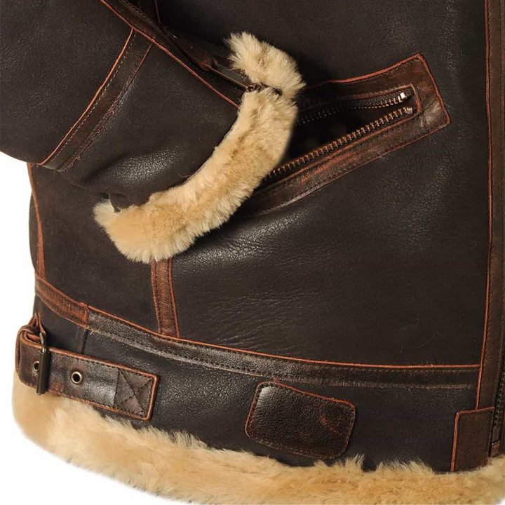 Duurzame Aviator Jas voor Winterwarmte en Stijl