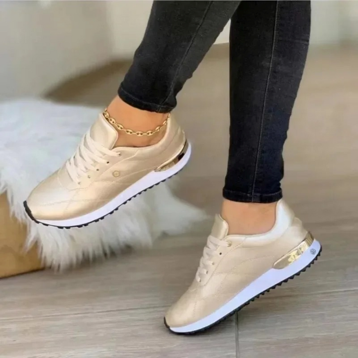 Ella | Nette dames lederen sneakers