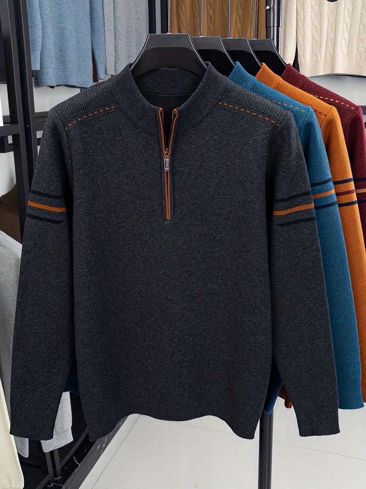 Daniel | Half-Zip Gebreide Trui