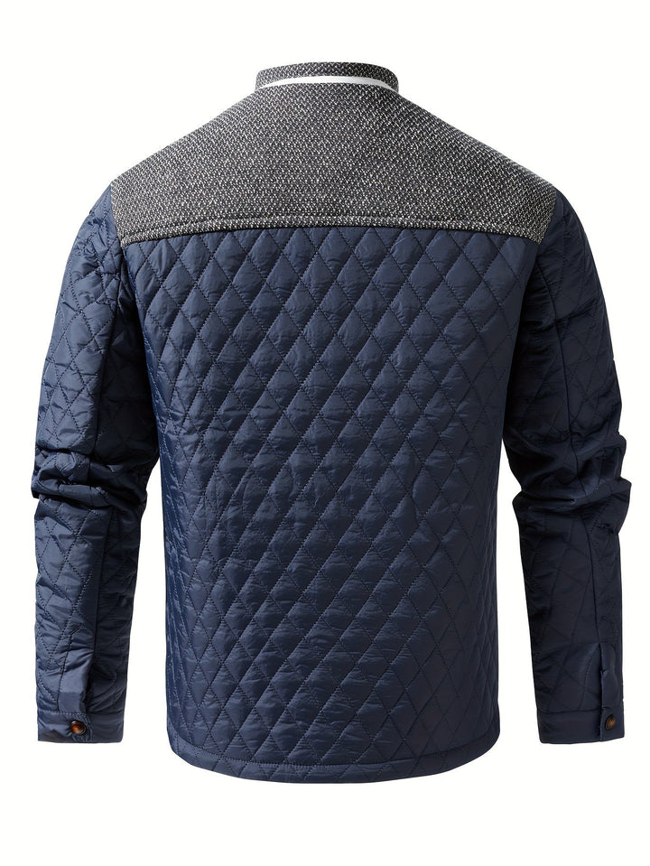 Gideon | Gequilted Staande Kraag Jast