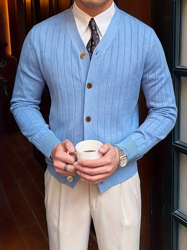 Oliver | Klassieke Knop-Up Cardigan