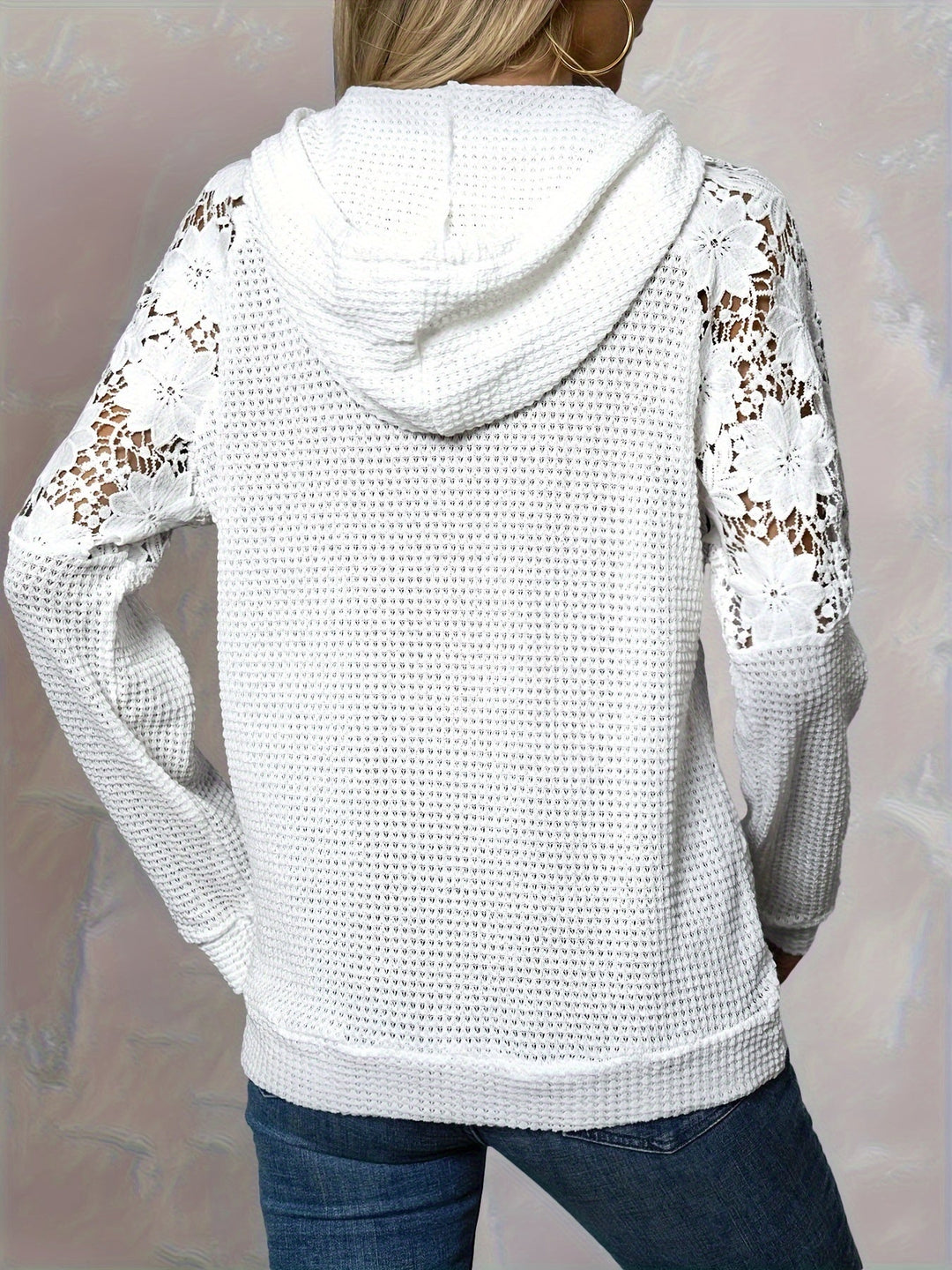 Linnea | Bloemengetrimde Hoodie
