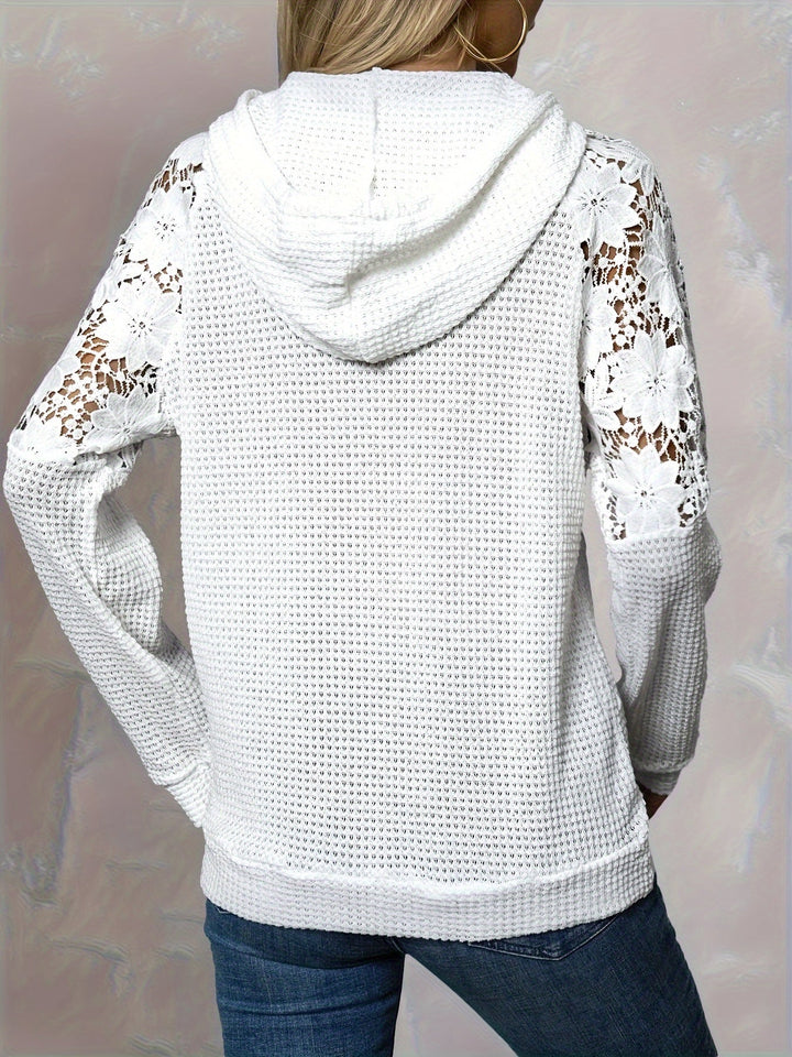 Linnea | Bloemengetrimde Hoodie