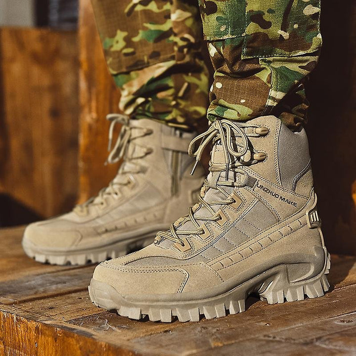 Femke | Stoere militaire winterlaarzen voor dames