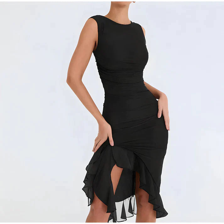 Fenna | Elegante bodycon jurk met ruches