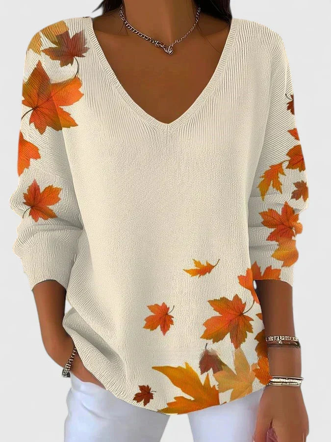 Sera | Elegant V-Neck Sweater