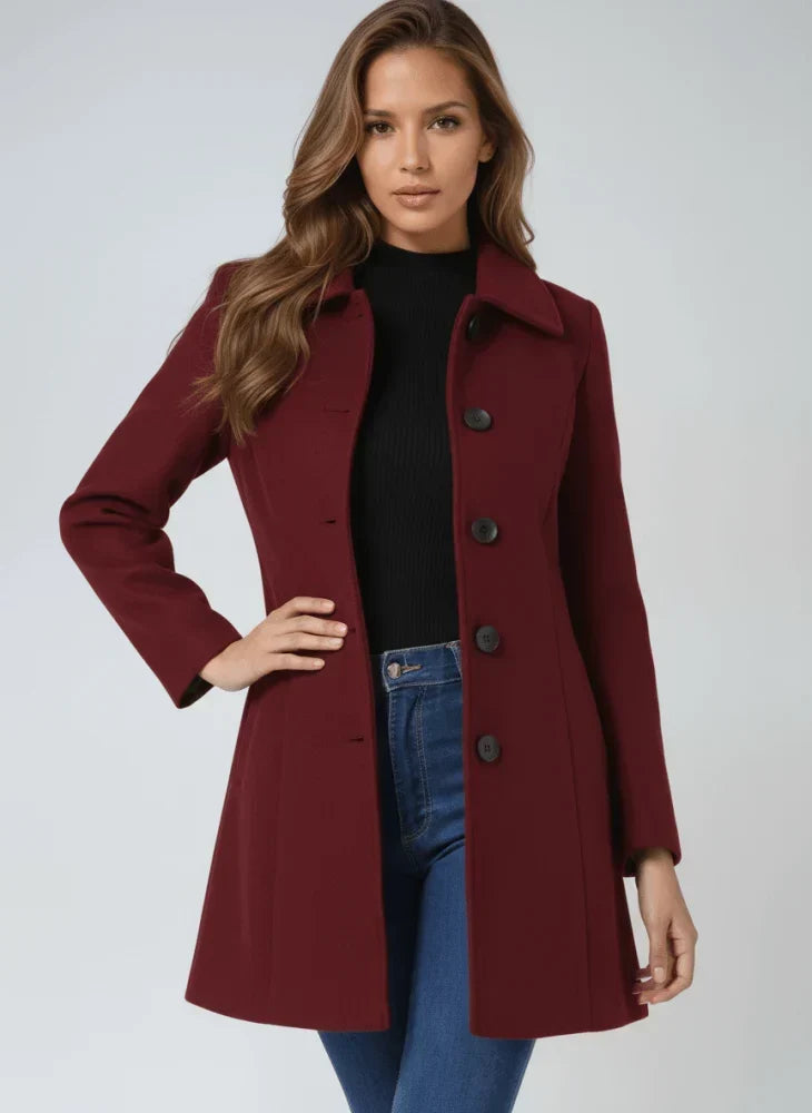 Fionnuala | Gestructureerde Sculpted Draped Coat