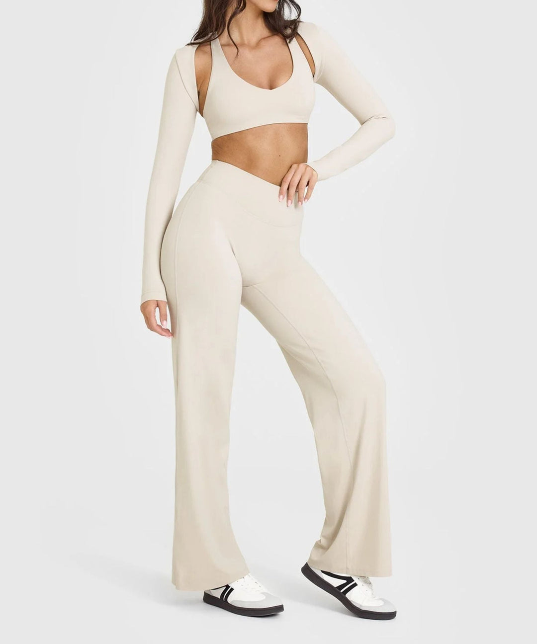 Hoge Taille Wijde Pantalon voor Vrouwen