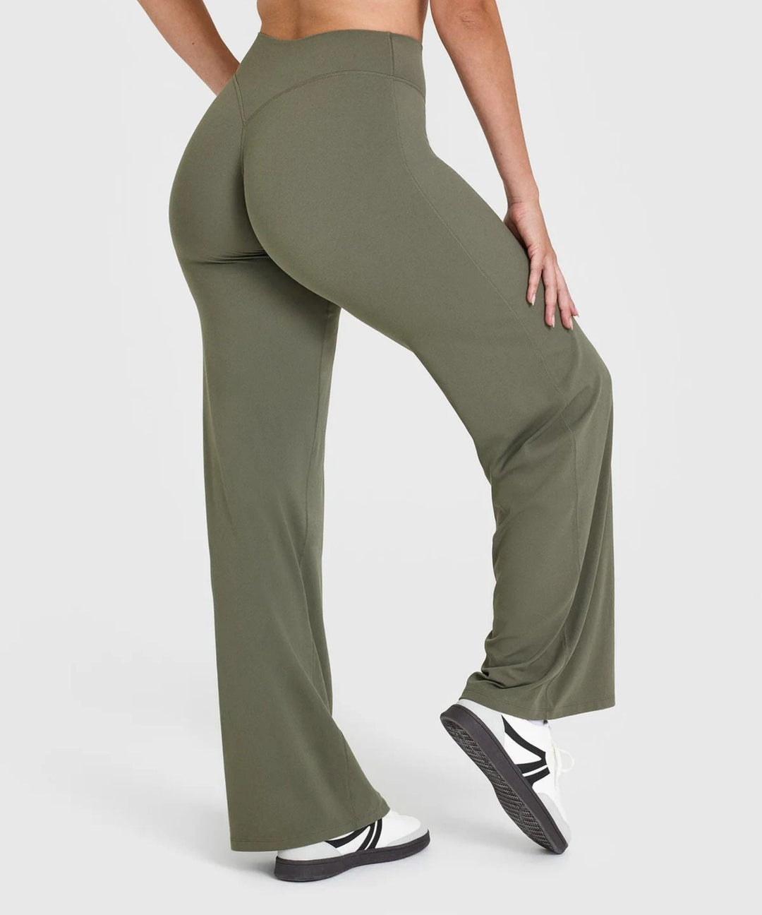 Hoge Taille Wijde Pantalon voor Vrouwen