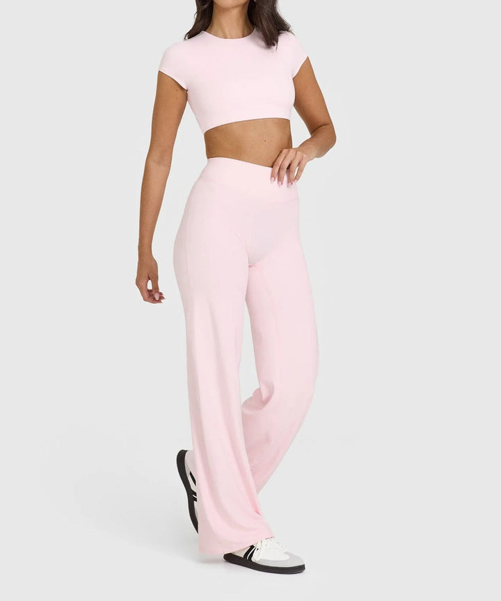 Hoge Taille Wijde Pantalon voor Vrouwen