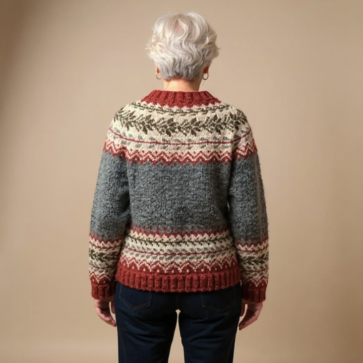 Atasha | Vintage IJslandse Cardigan
