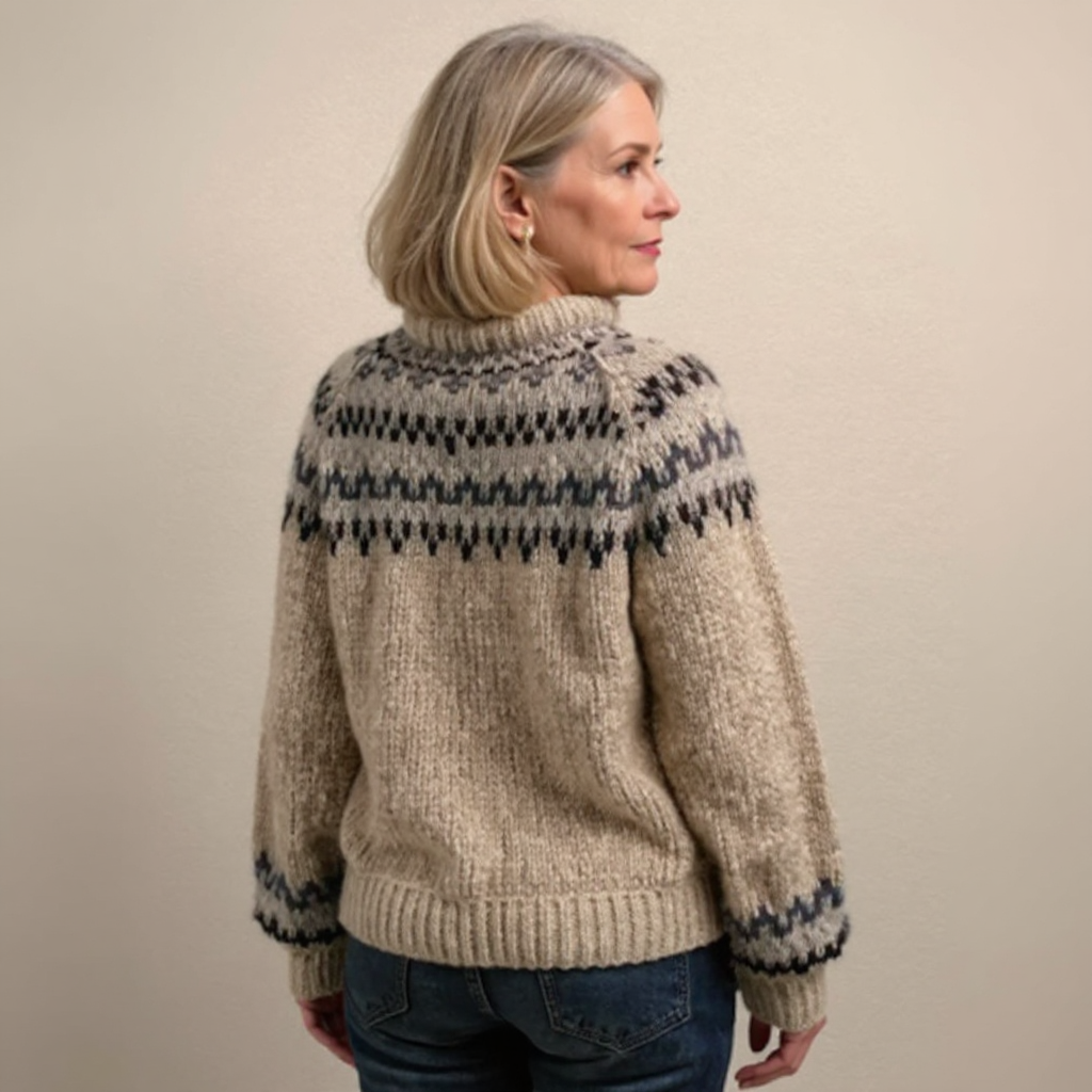 Ashley | Vintage Handgefertigde IJslandse Trui