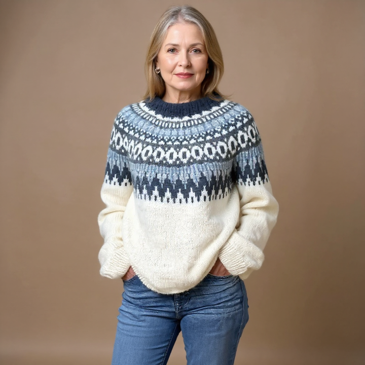Maecey | Vintage IJslandse Trui