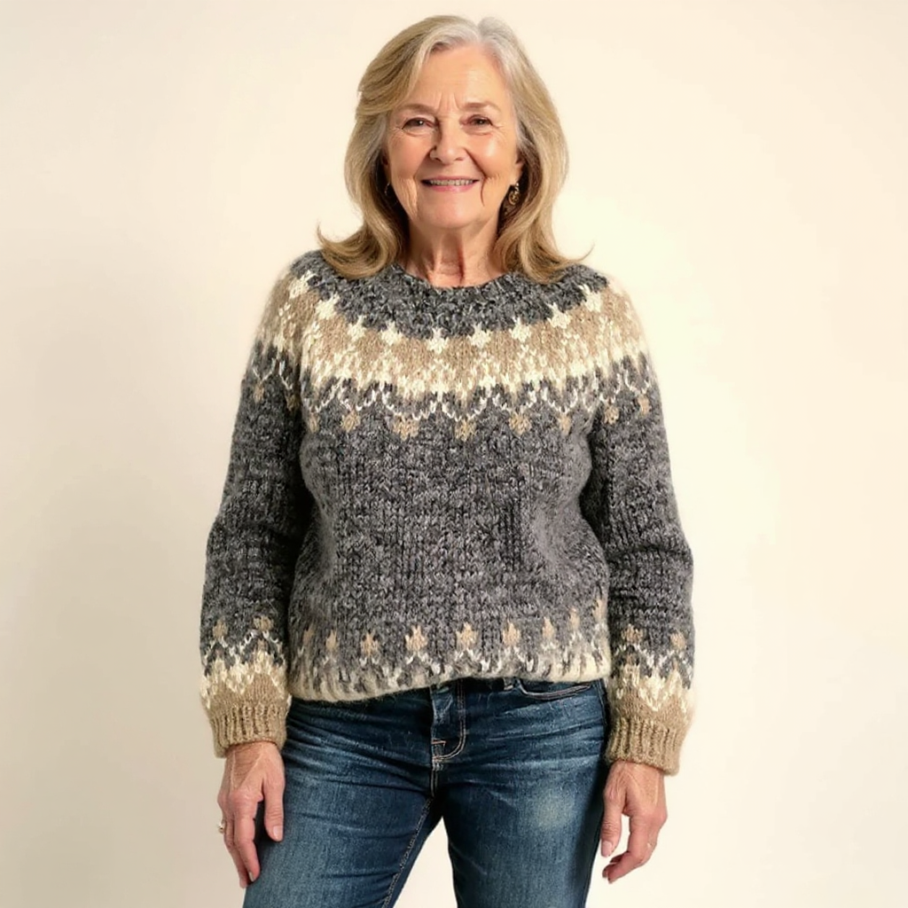 Samantha | Vintage IJslandse Trui