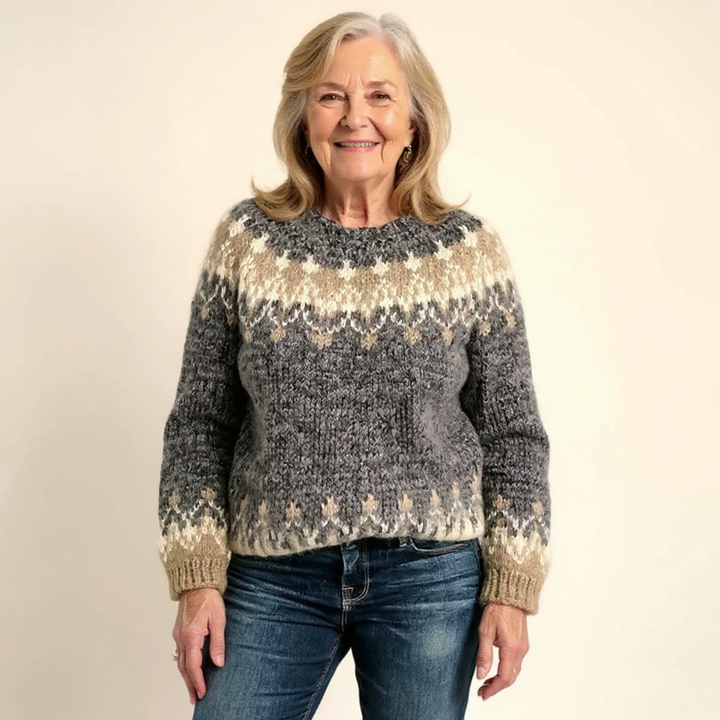 Samantha | Vintage IJslandse Trui
