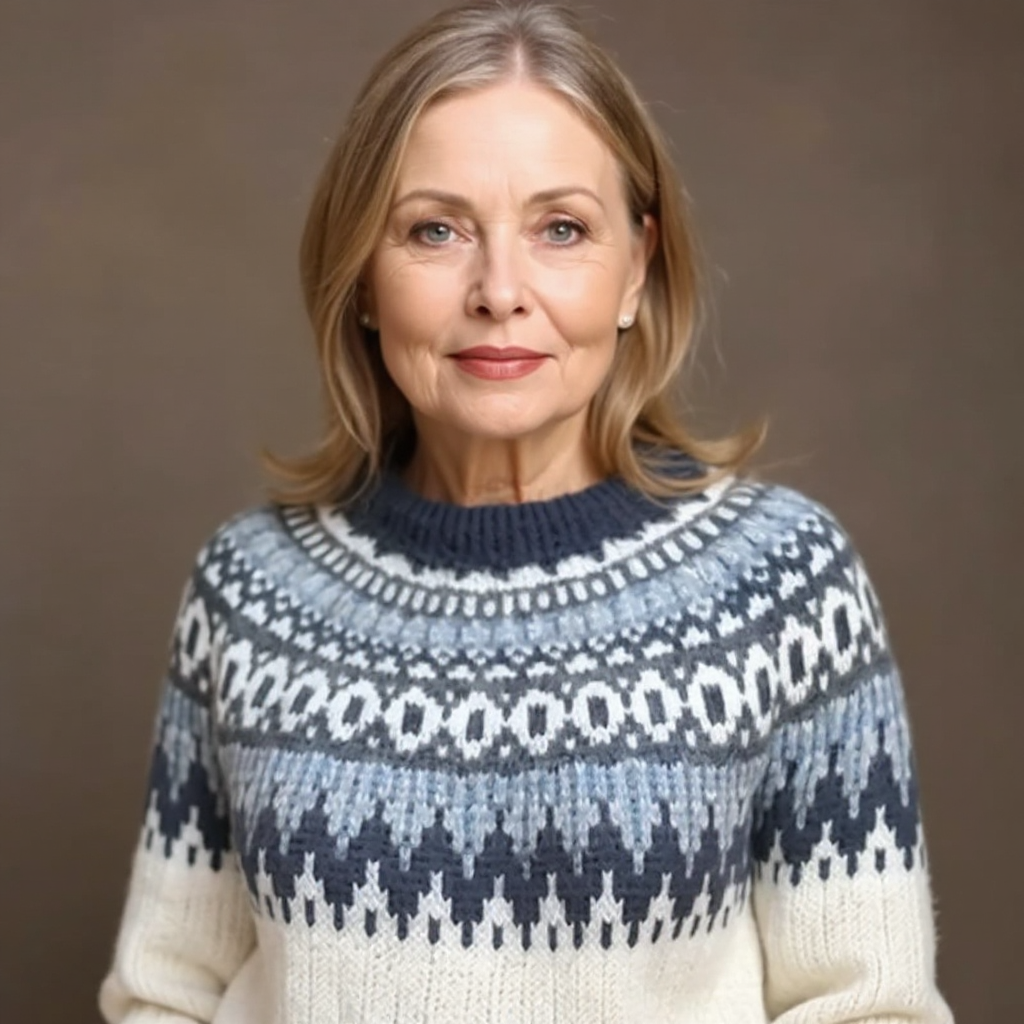 Maecey | Vintage IJslandse Trui
