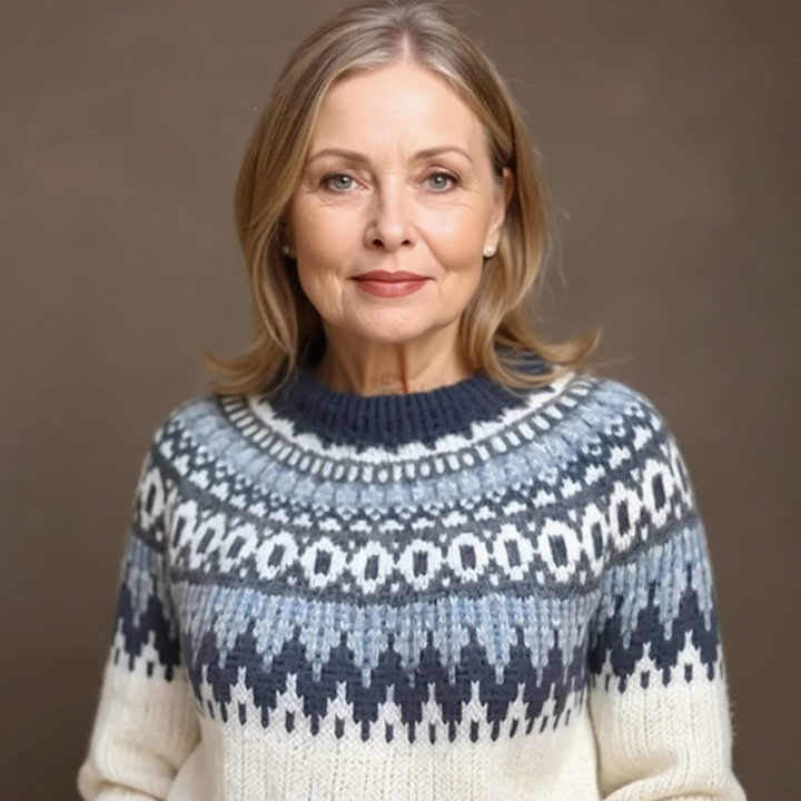 Maecey | Vintage IJslandse Trui