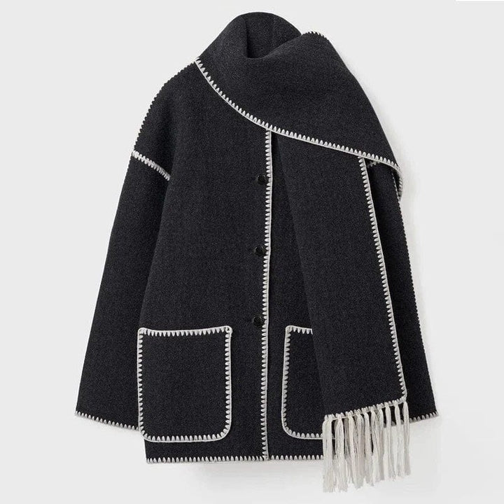 Dames Franje Trim Open Voor Cardigan