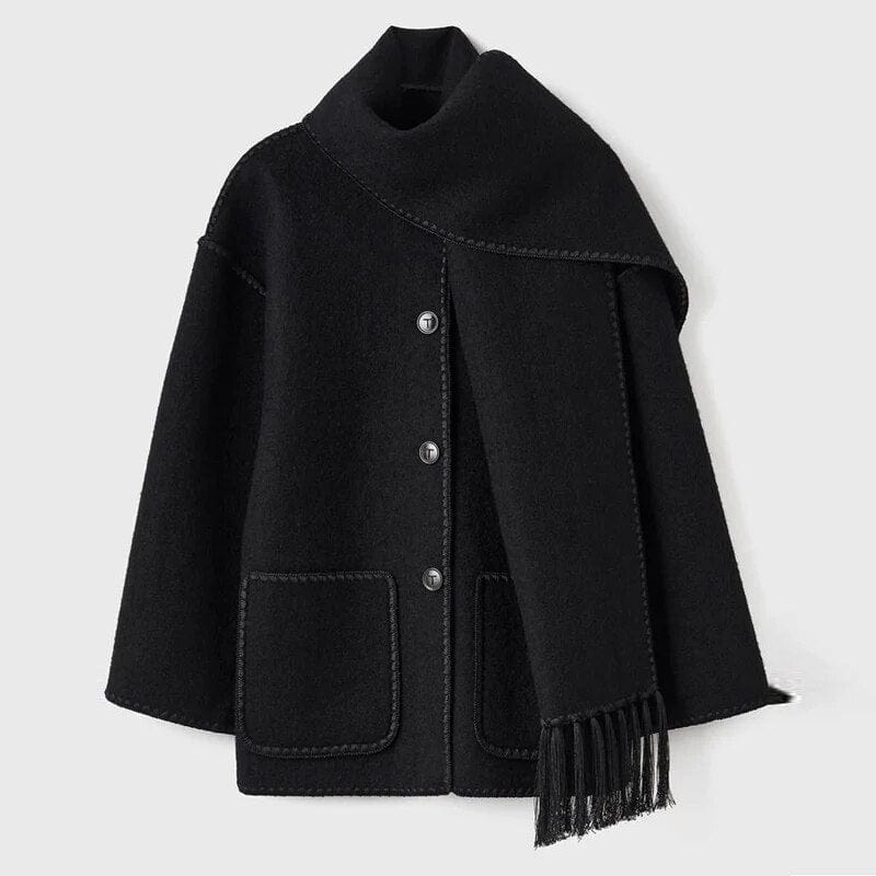Dames Franje Trim Open Voor Cardigan