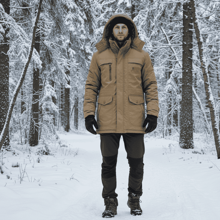 FROSTGUARD – Gewatteerde Parka voor Warmte & Bescherming op Koude Dagen