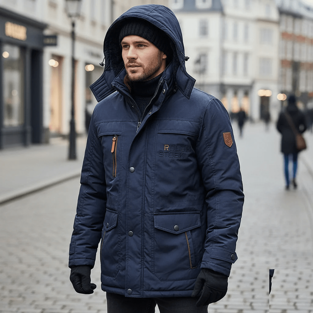 FROSTGUARD – Gewatteerde Parka voor Warmte & Bescherming op Koude Dagen