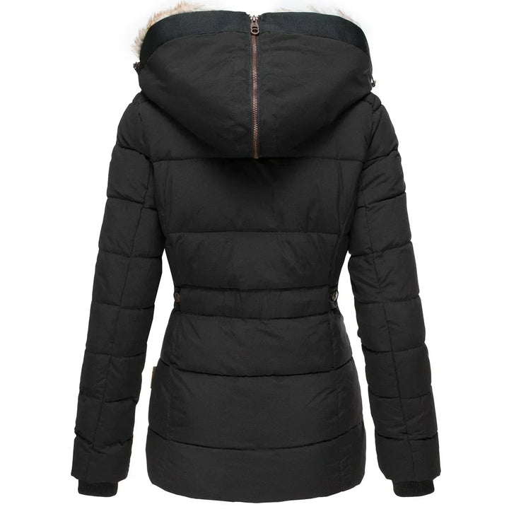 Dames Neppels Heren Gevoerde Winterjas met Kap