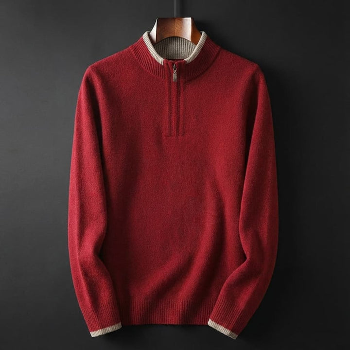 Bellamy Cashmere Quarter Zip