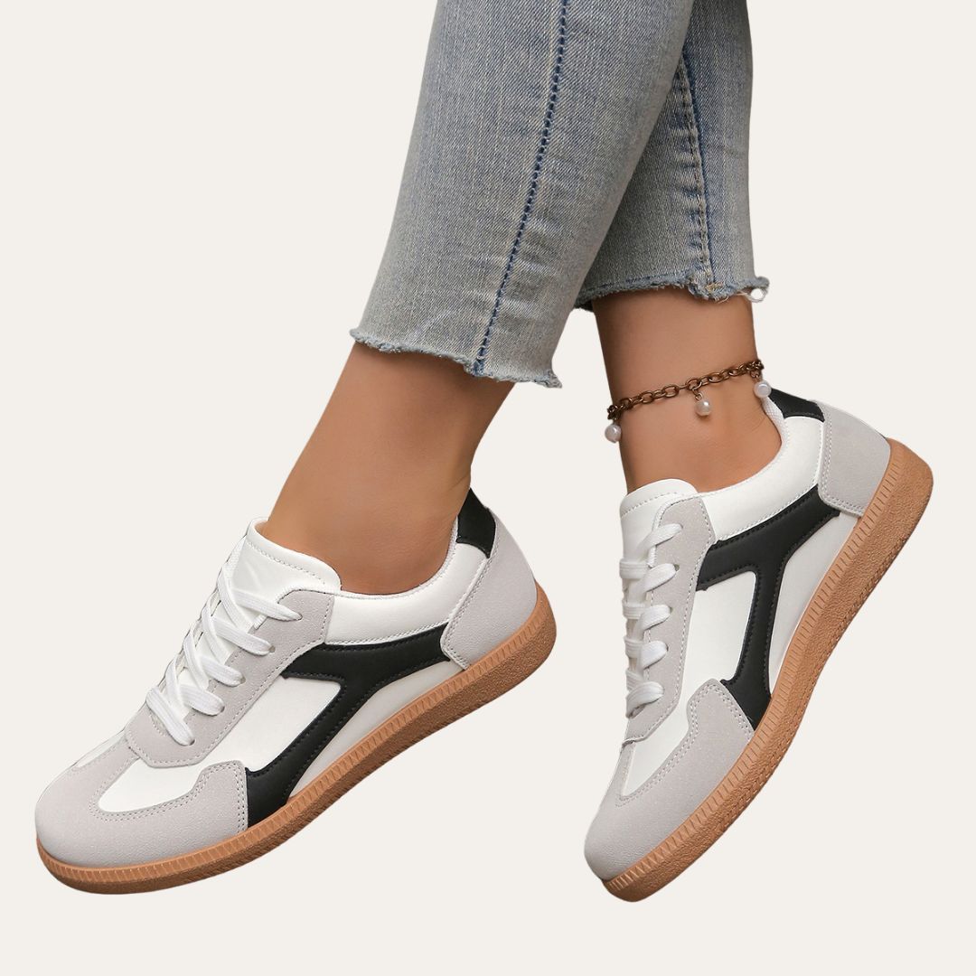 Lichtgewicht Sneakers Vrouwen met Veters en Anti Slip Zool