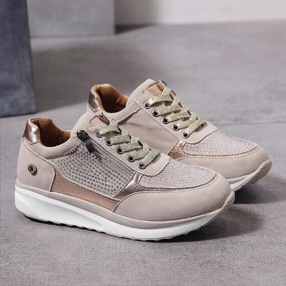 Comfortabele Sneakers Met Lichtgewicht Zool Voor Dames