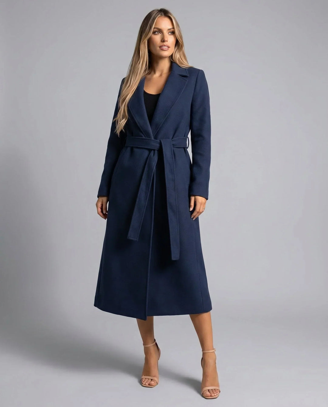 Gwenllian | Tailored Trenchcoat met Geknoopte Revers