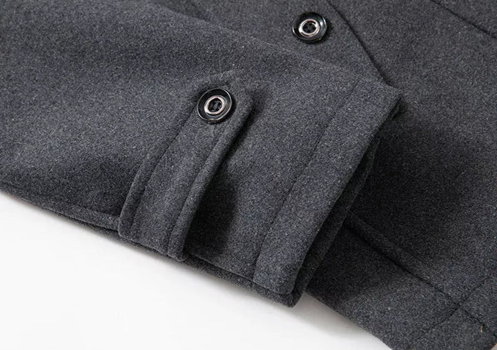 Heren Lange Winterjas Peaky Blinders Stijl
