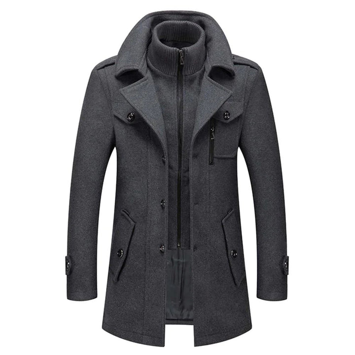 Heren Lange Winterjas Peaky Blinders Stijl