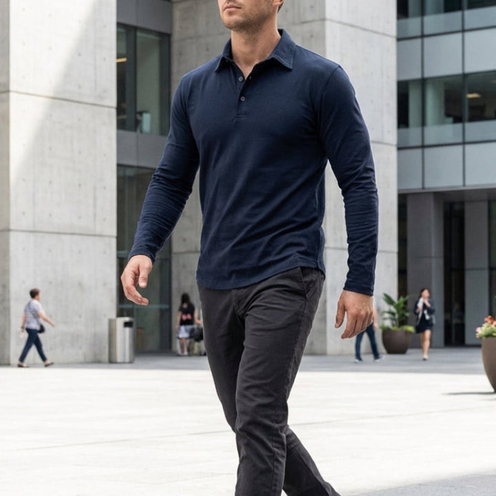 Andrei | Casual Lange Mouwen Col Polo